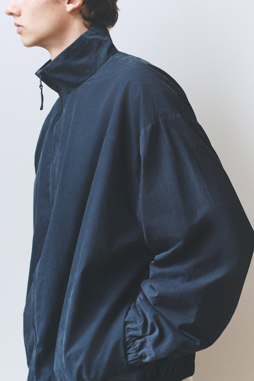 Cotton Stand Collar Jacket