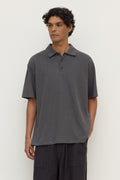 Hemp Cotton Knit Polo