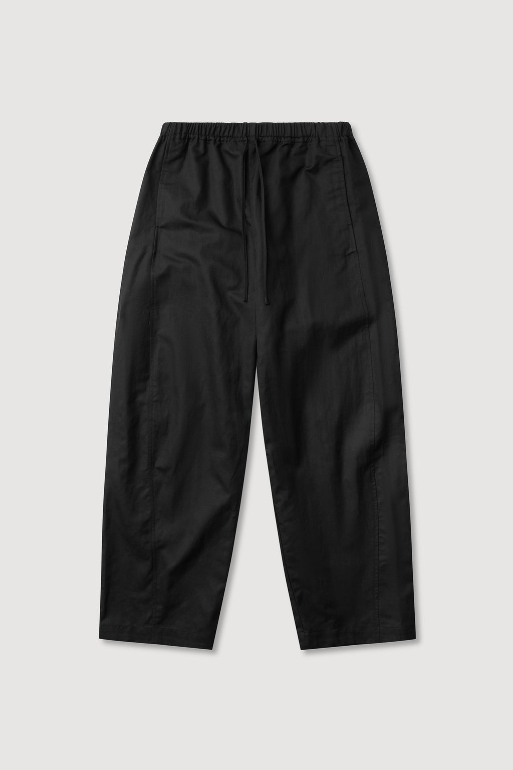 Cotton Linen Barrel Leg Pant