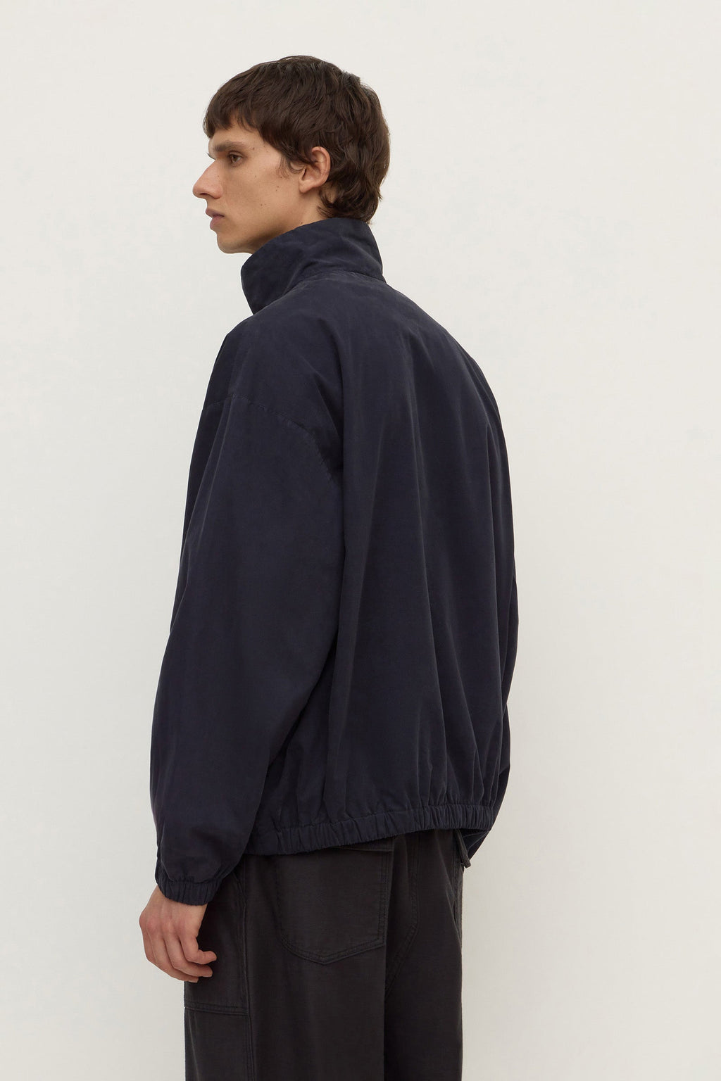 Cotton Stand Collar Jacket