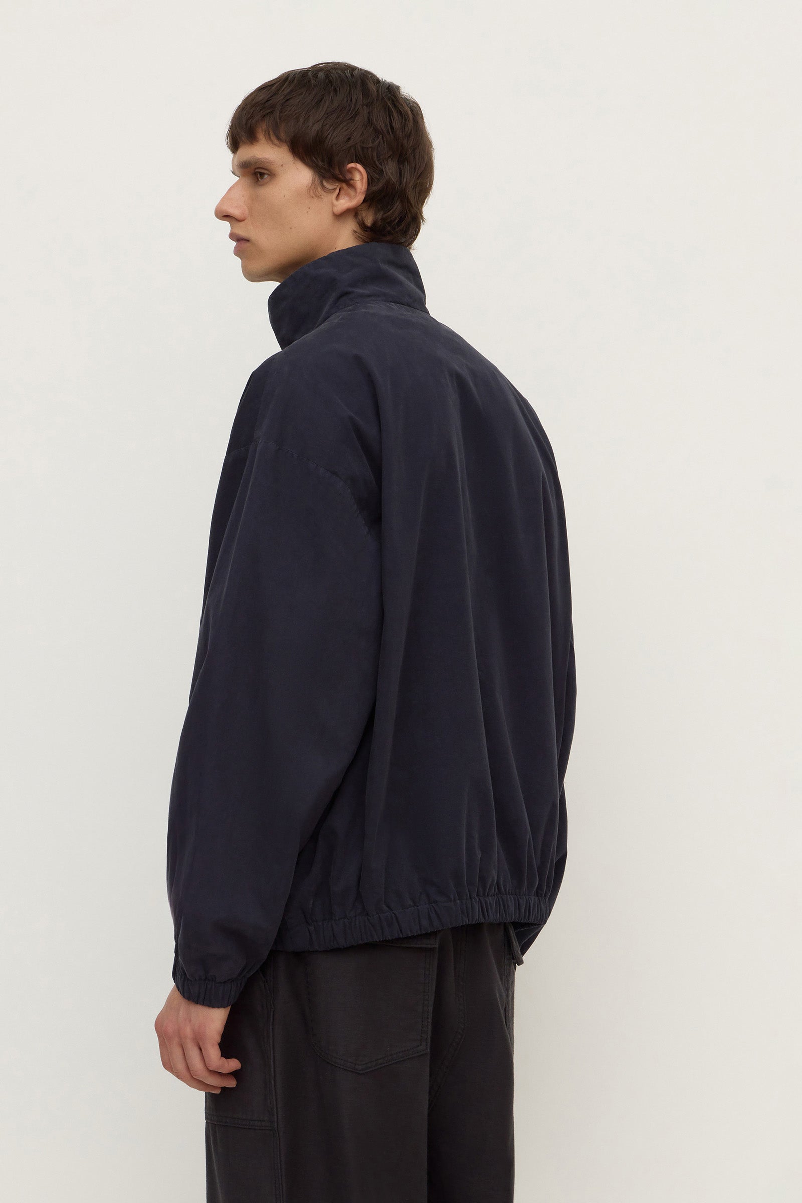 Cotton Stand Collar Jacket