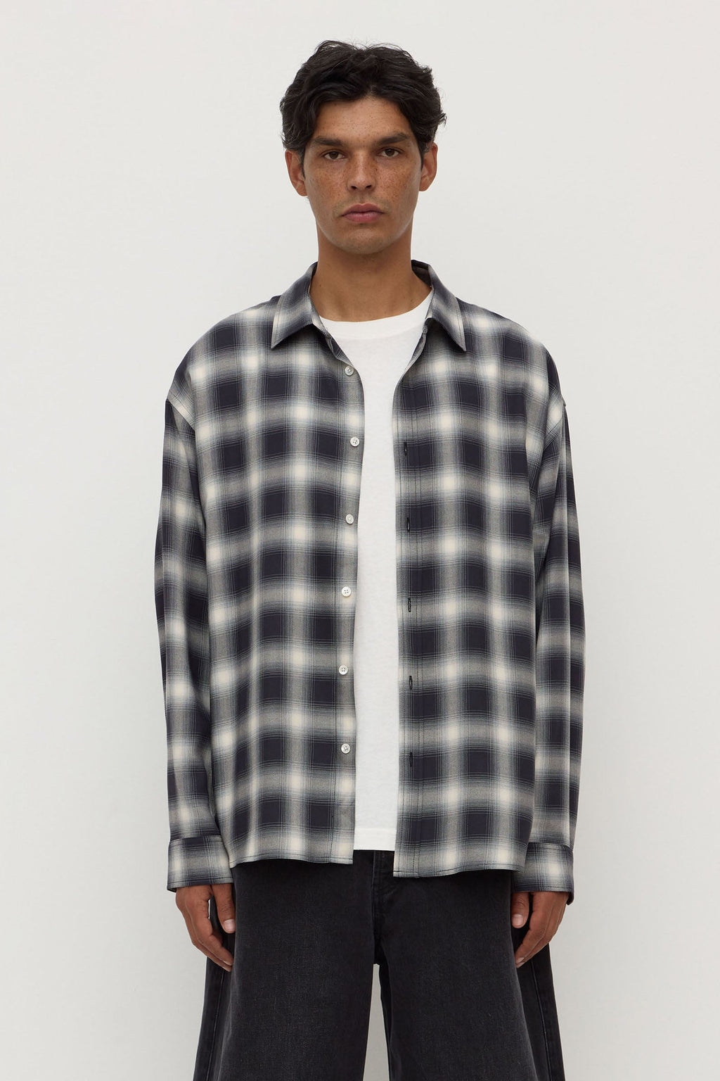 Japanese Check Long Sleeve Shirt