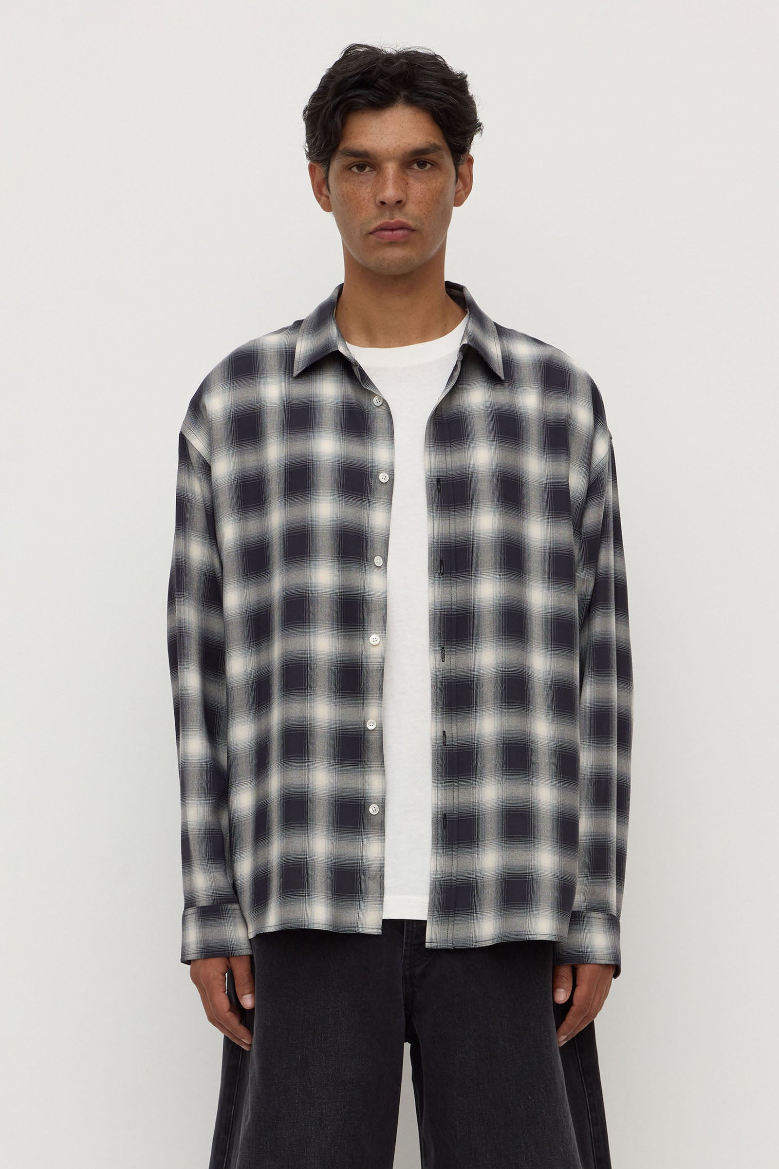 Japanese Check Long Sleeve Shirt