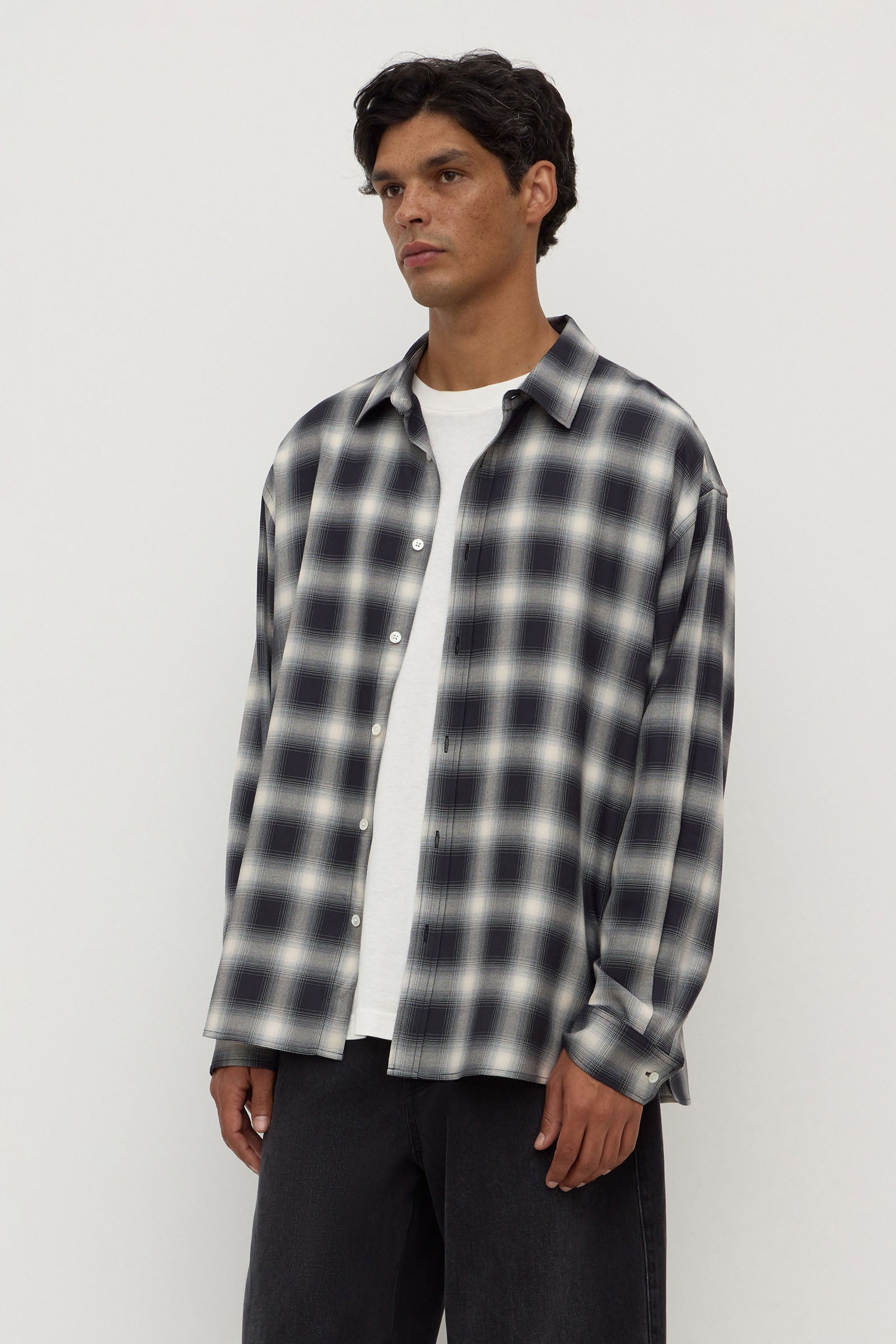 Japanese Check Long Sleeve Shirt