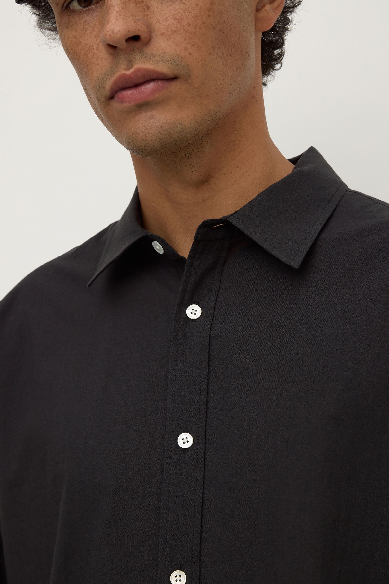 Cotton Voile Long Sleeve Shirt