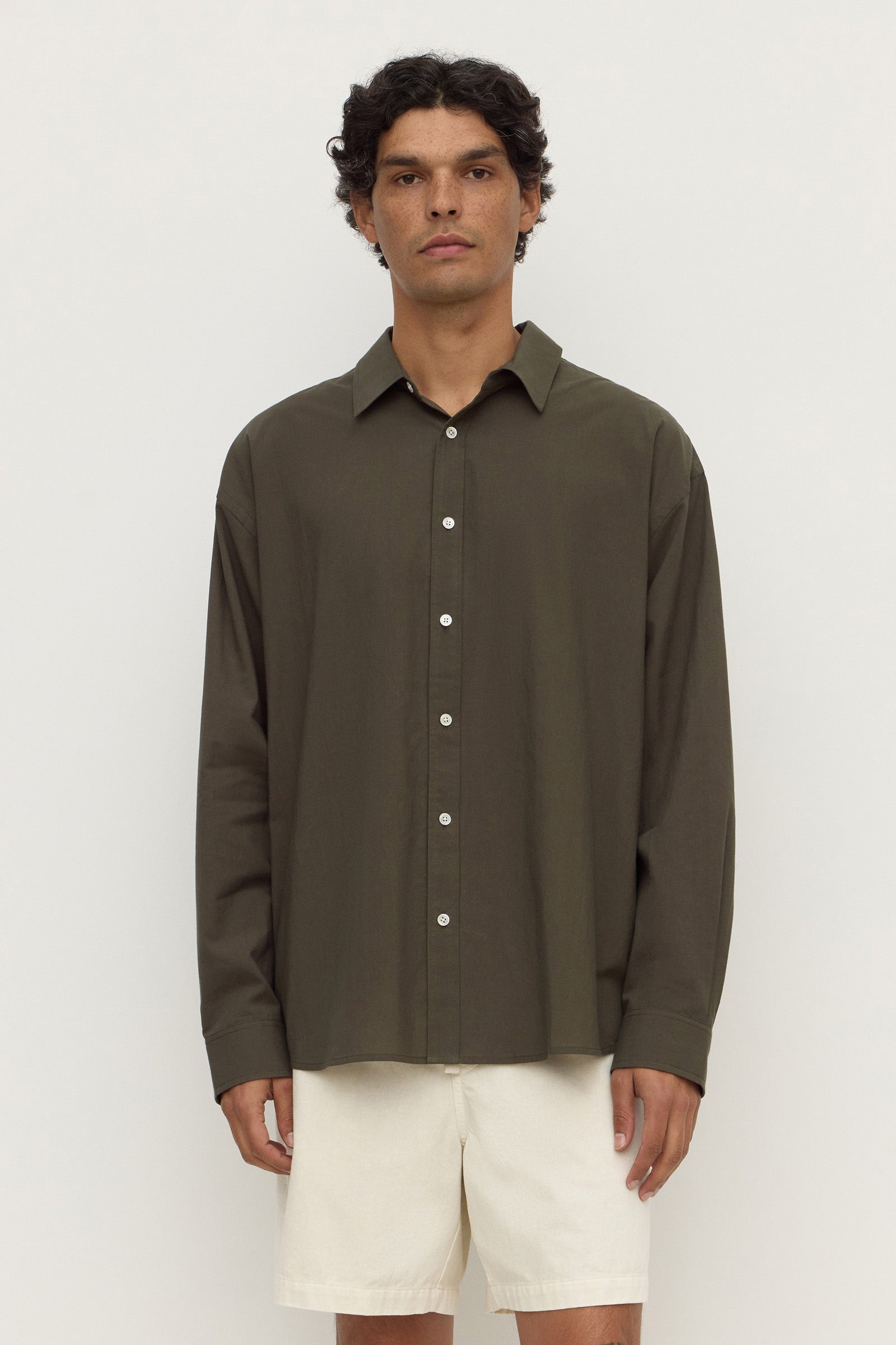 Cotton Voile Long Sleeve Shirt
