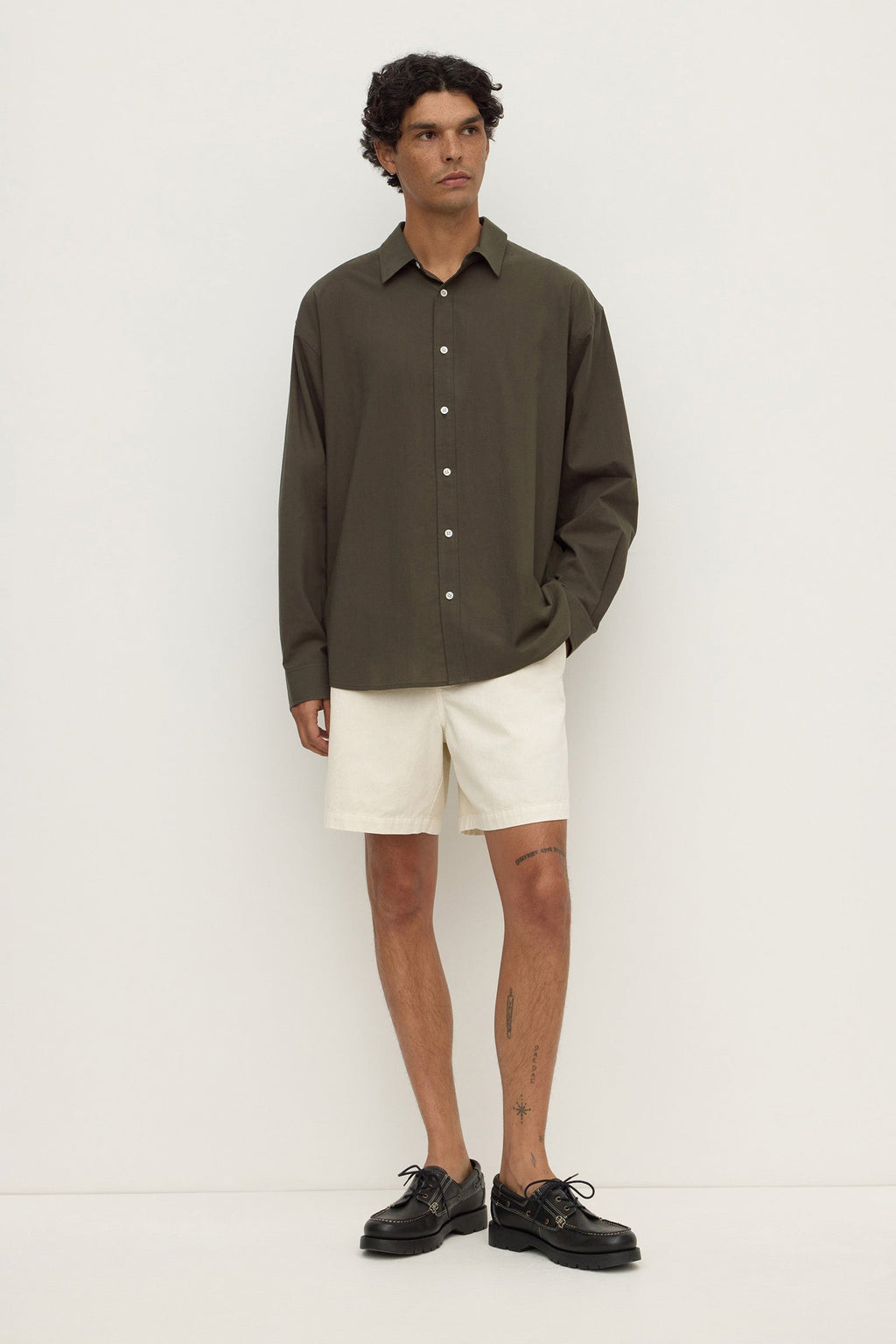 Cotton Voile Long Sleeve Shirt