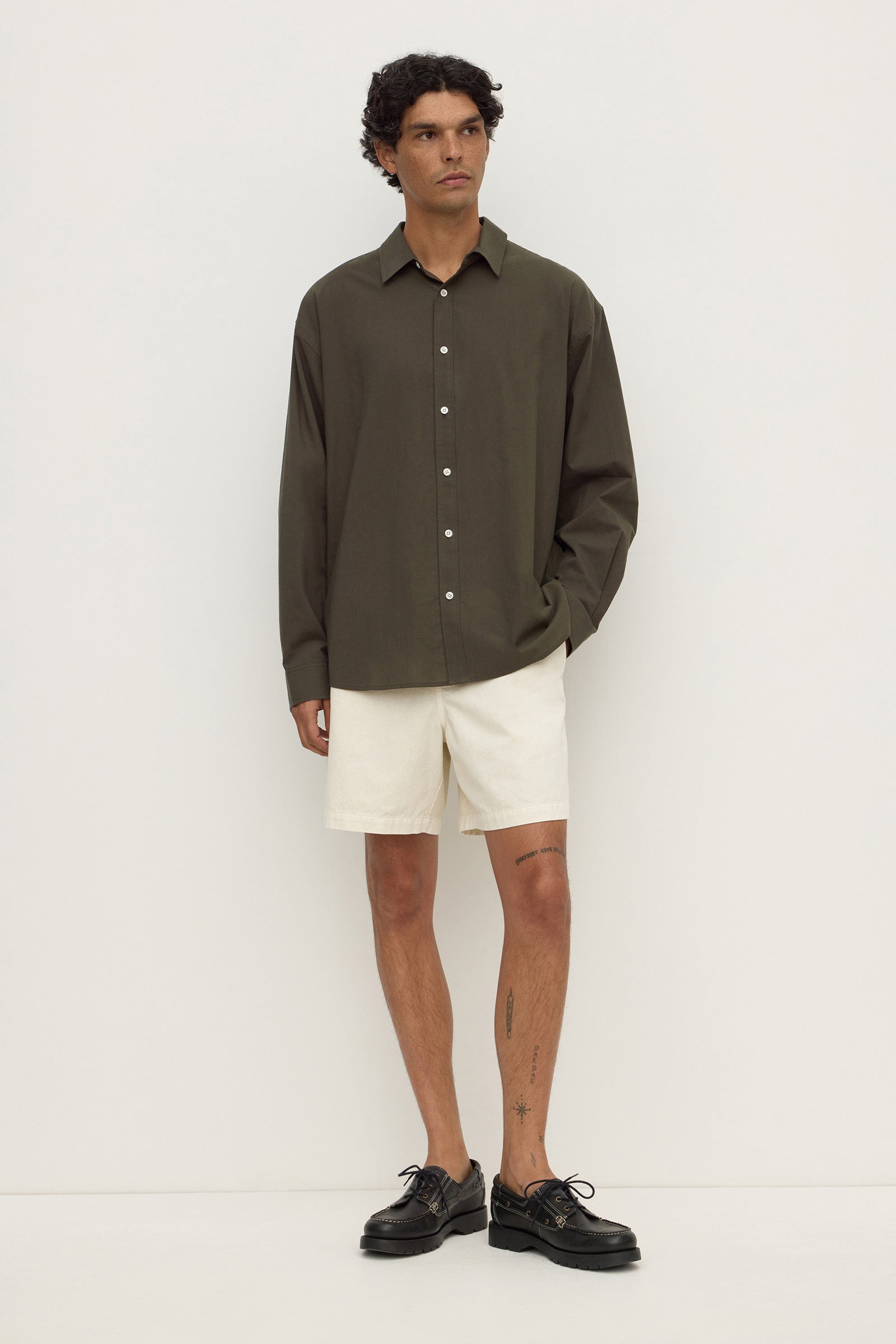 Cotton Voile Long Sleeve Shirt