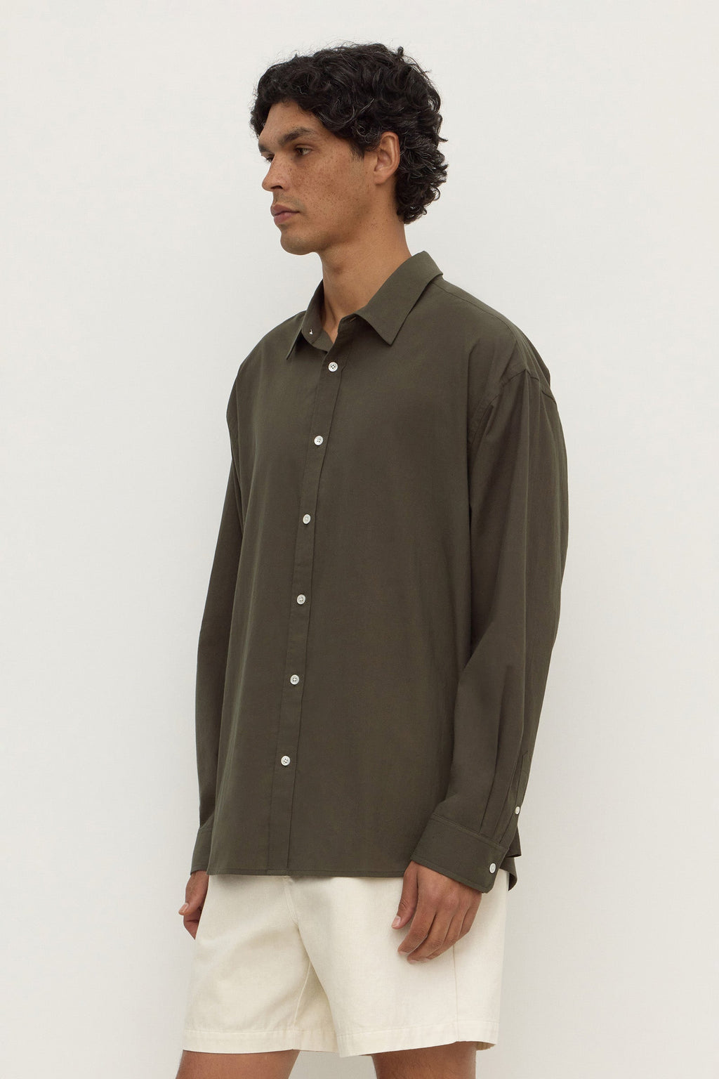 Cotton Voile Long Sleeve Shirt