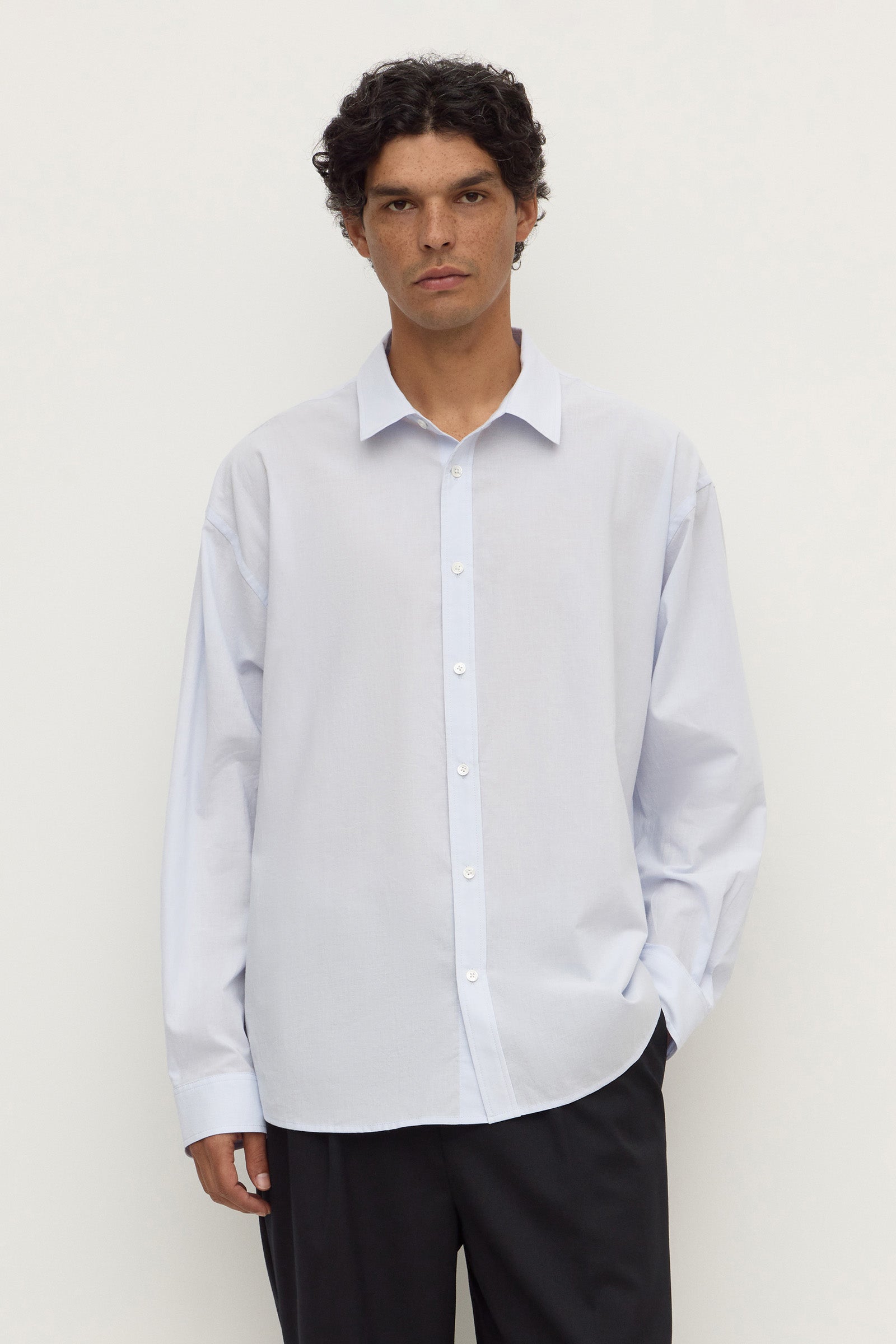 Cotton Voile Long Sleeve Shirt