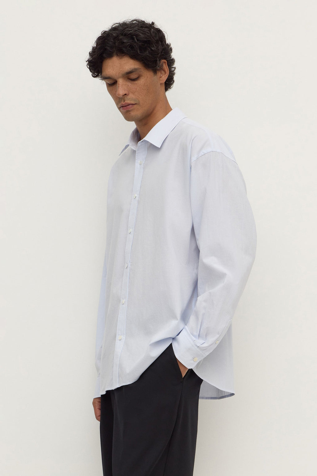 Cotton Voile Long Sleeve Shirt