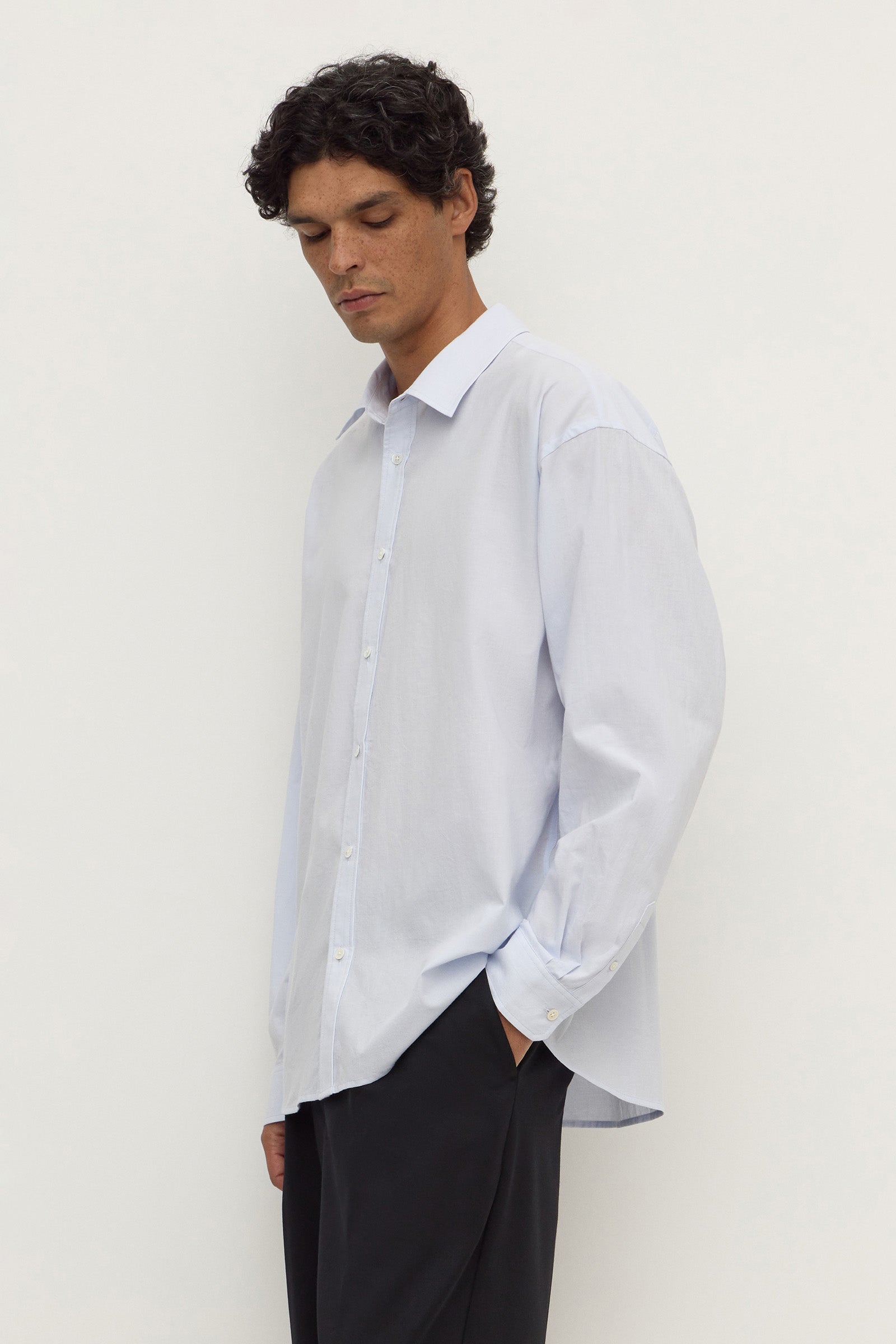 Cotton Voile Long Sleeve Shirt