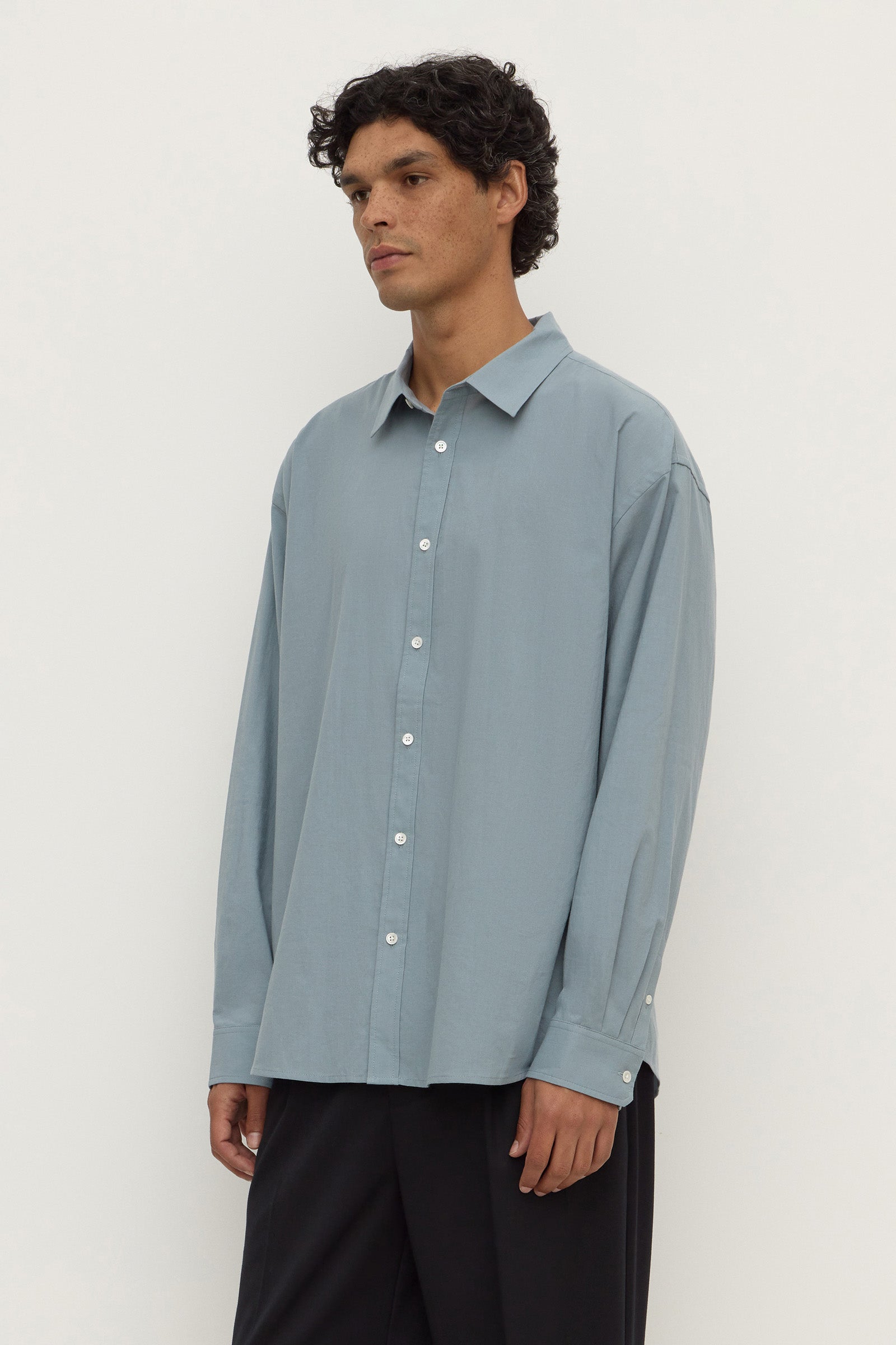 Cotton Voile Long Sleeve Shirt