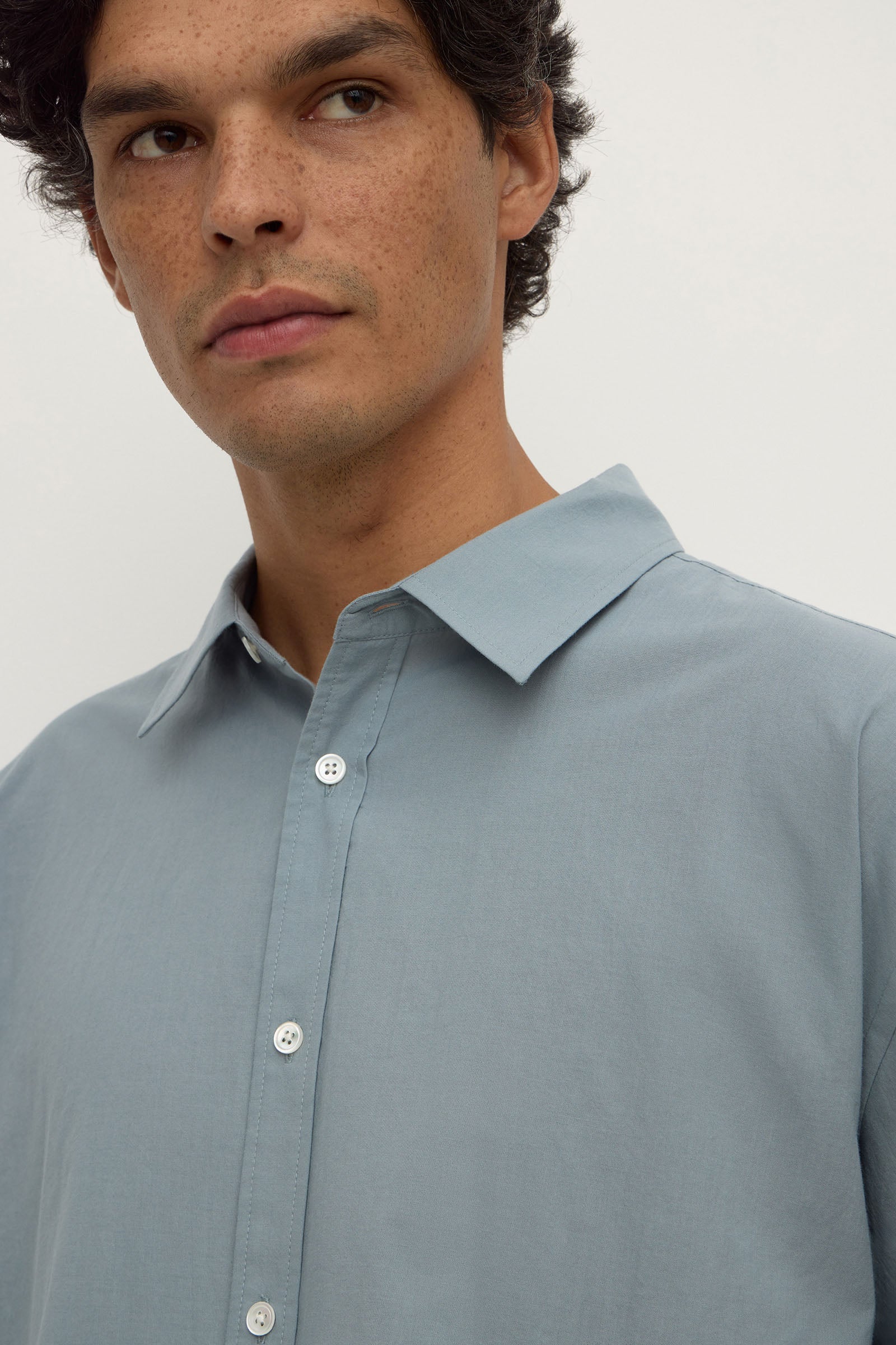 Cotton Voile Long Sleeve Shirt