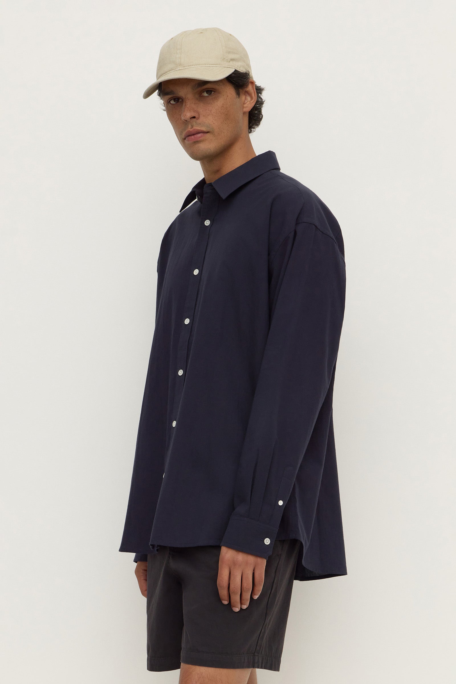 Cotton Voile Long Sleeve Shirt