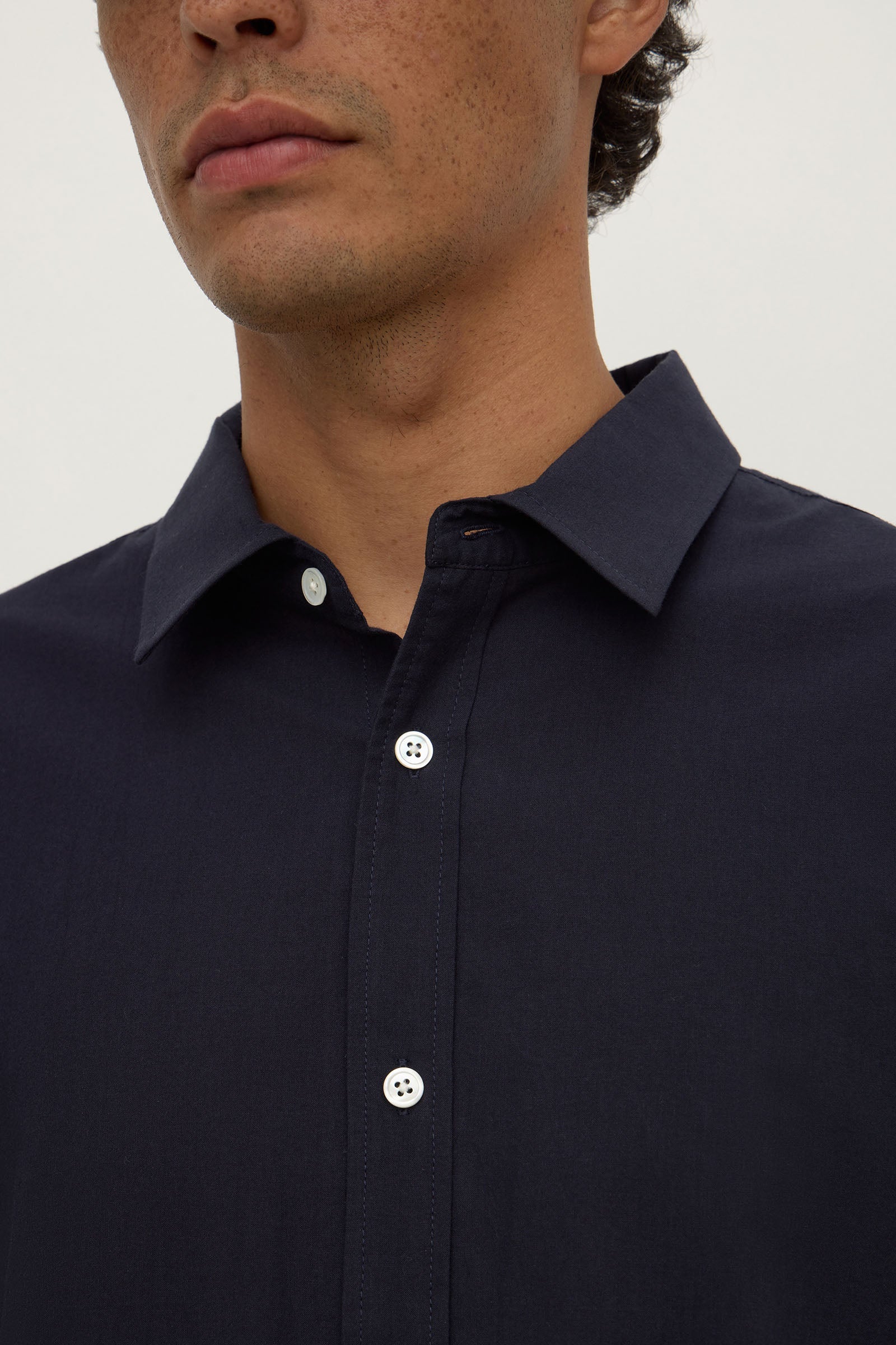 Cotton Voile Long Sleeve Shirt