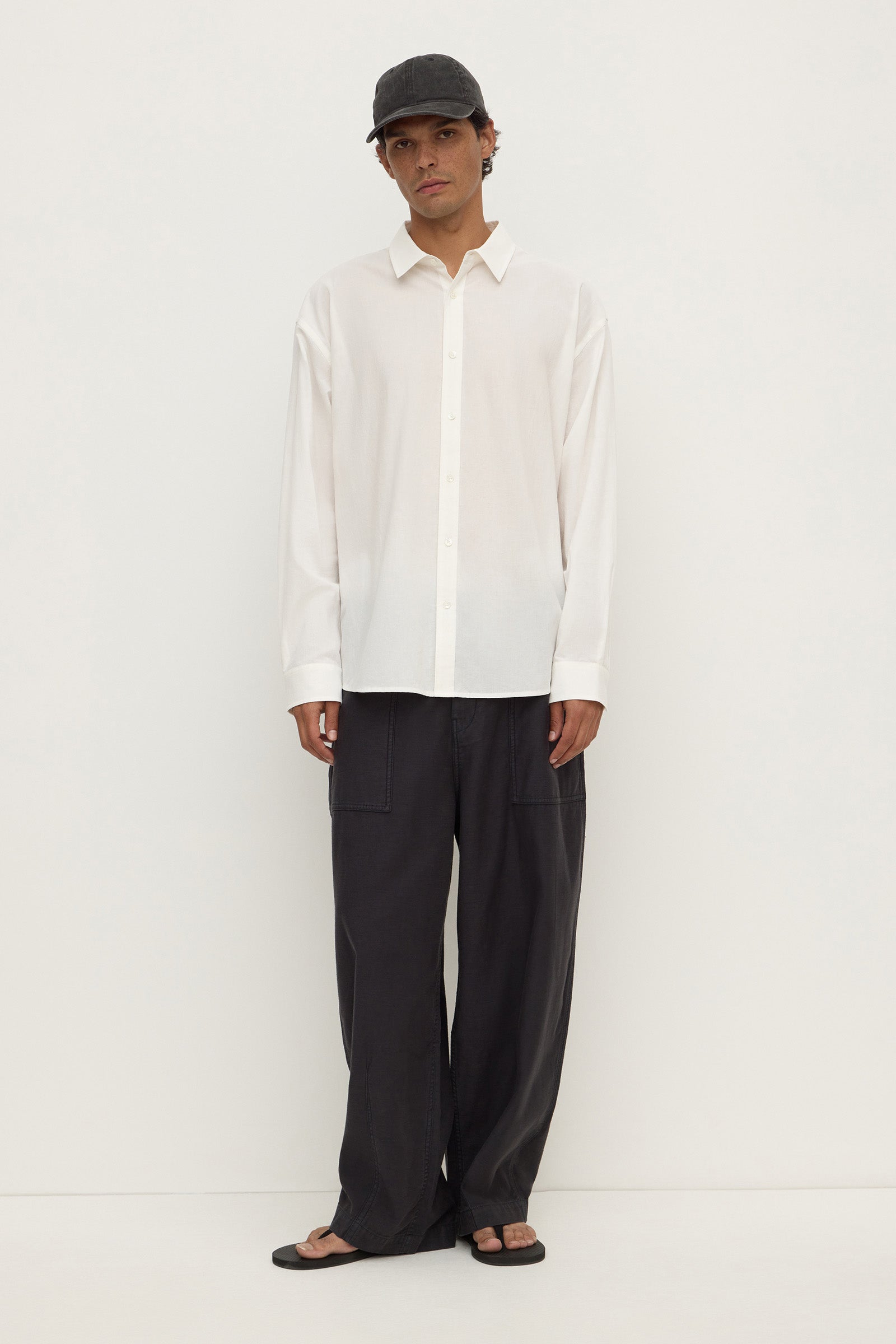 Cotton Voile Long Sleeve Shirt