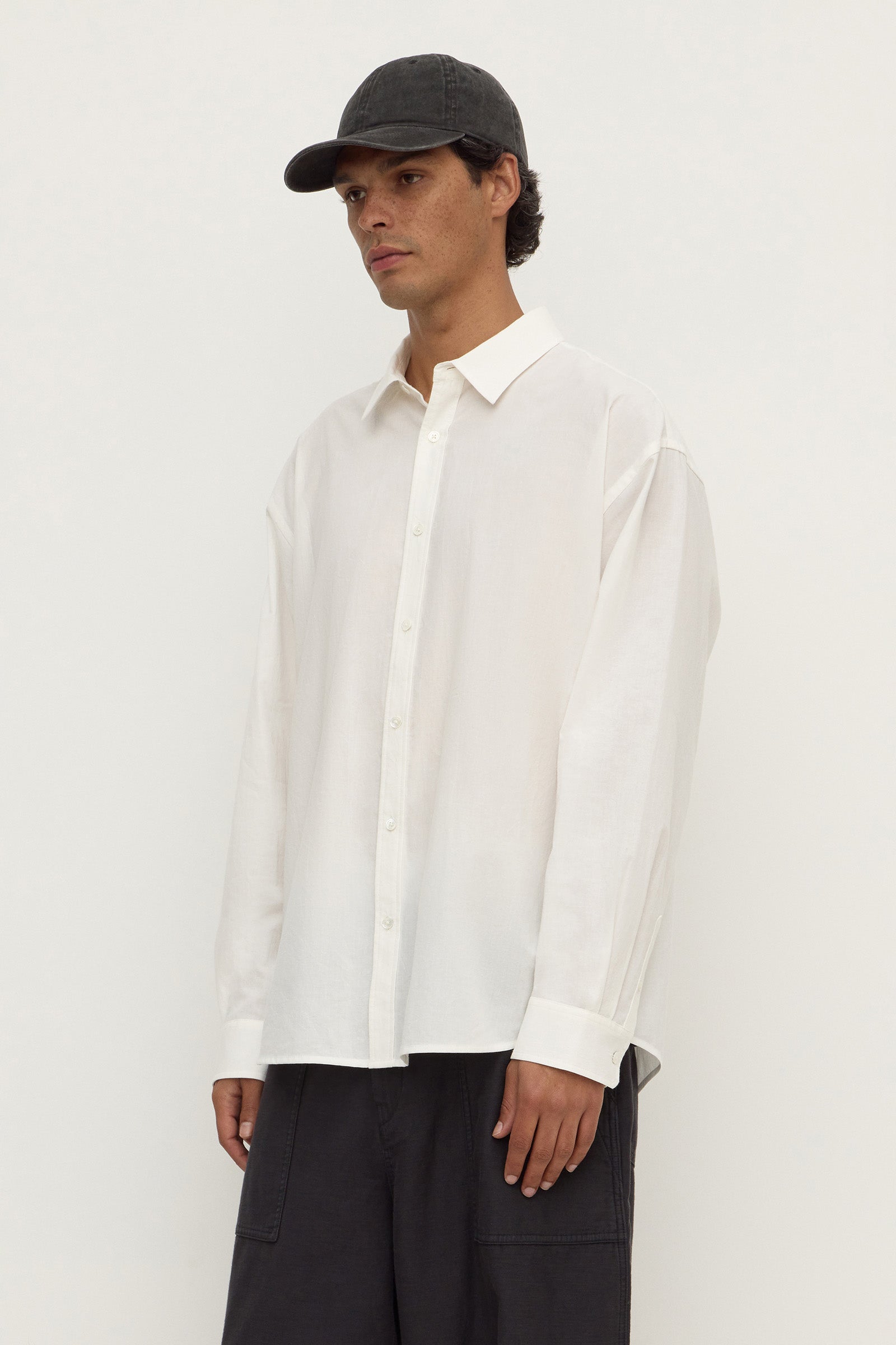 Cotton Voile Long Sleeve Shirt