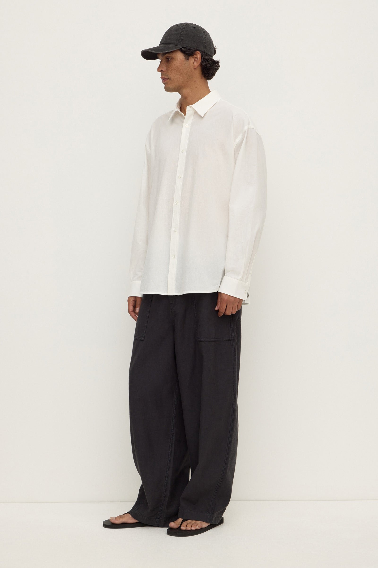 Cotton Voile Long Sleeve Shirt