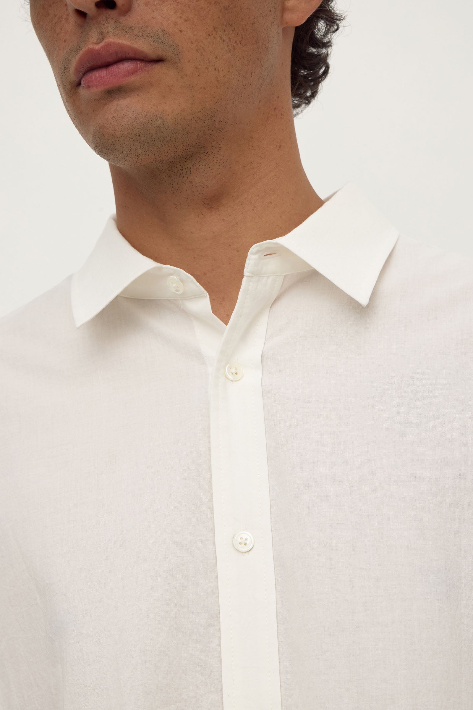 Cotton Voile Long Sleeve Shirt