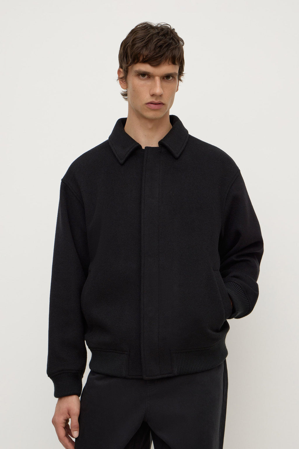 Wool Bomber Jacket