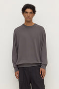 Cotton Blend Knit Crew