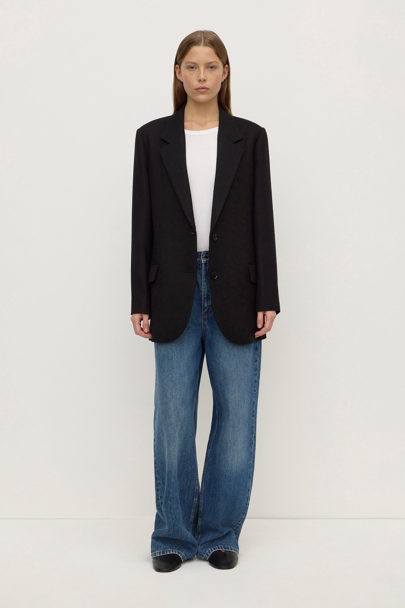 Wool Viscose Blazer