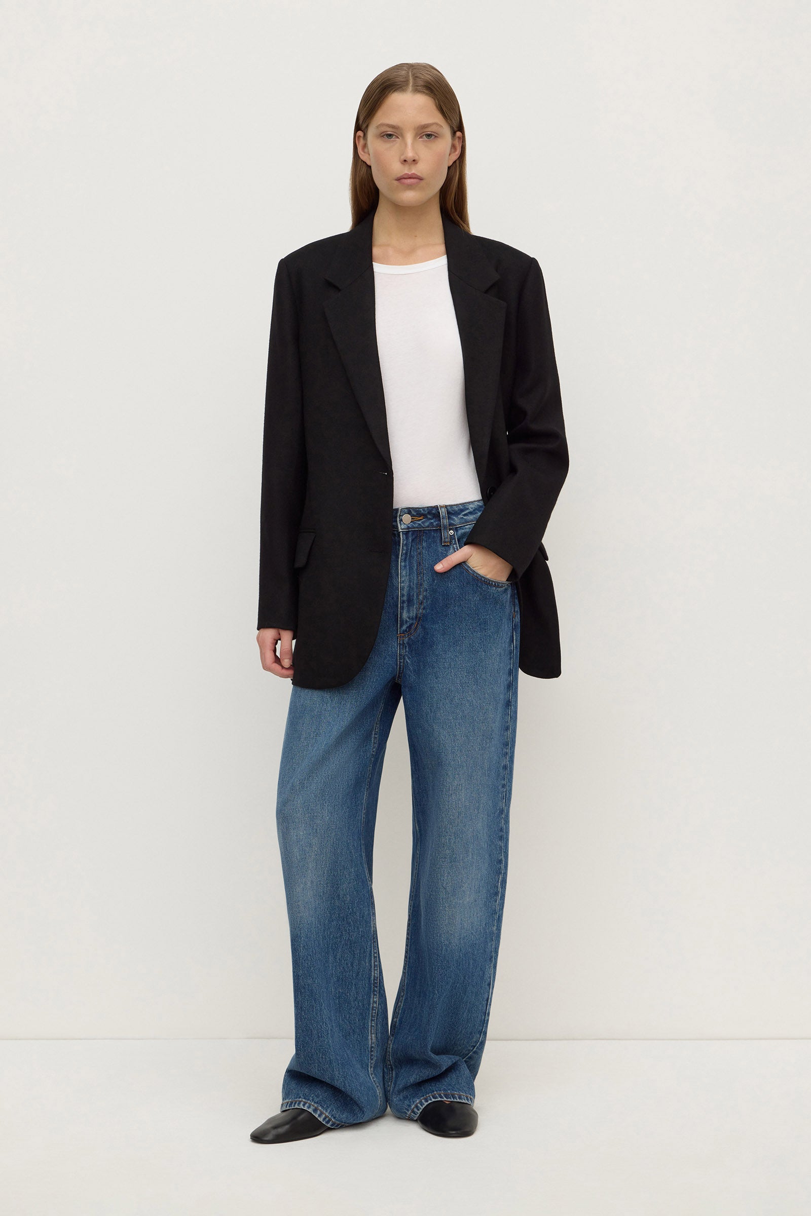 Wool Viscose Blazer