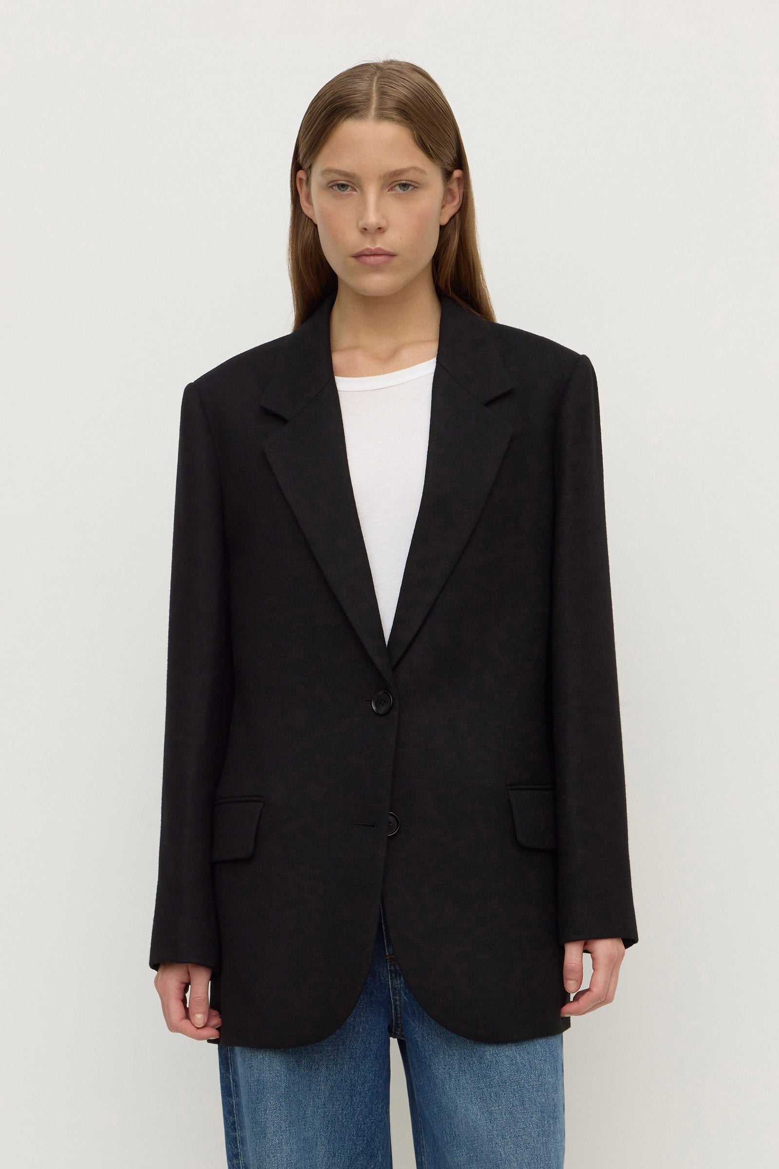 Wool Viscose Blazer