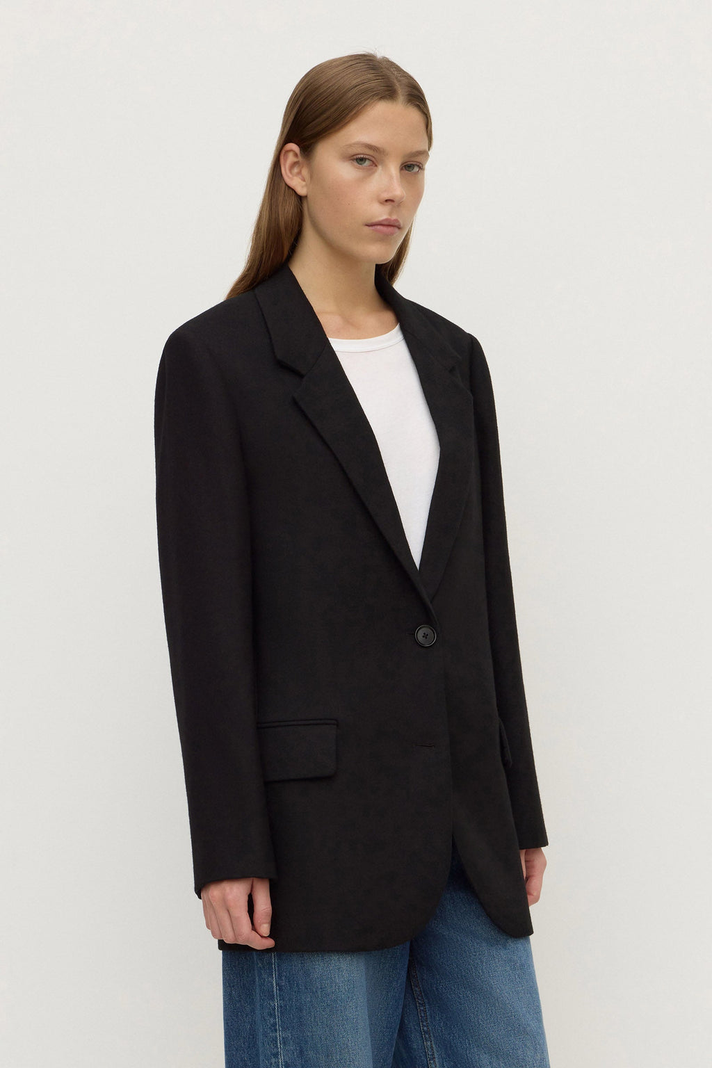 Wool Viscose Blazer