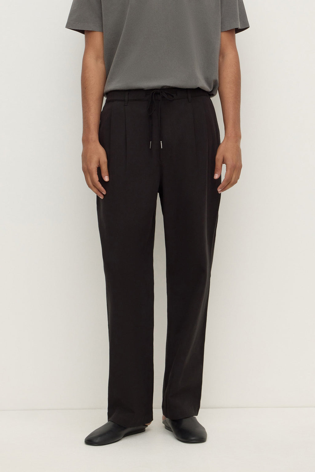 Tailored Cotton Blend Pant