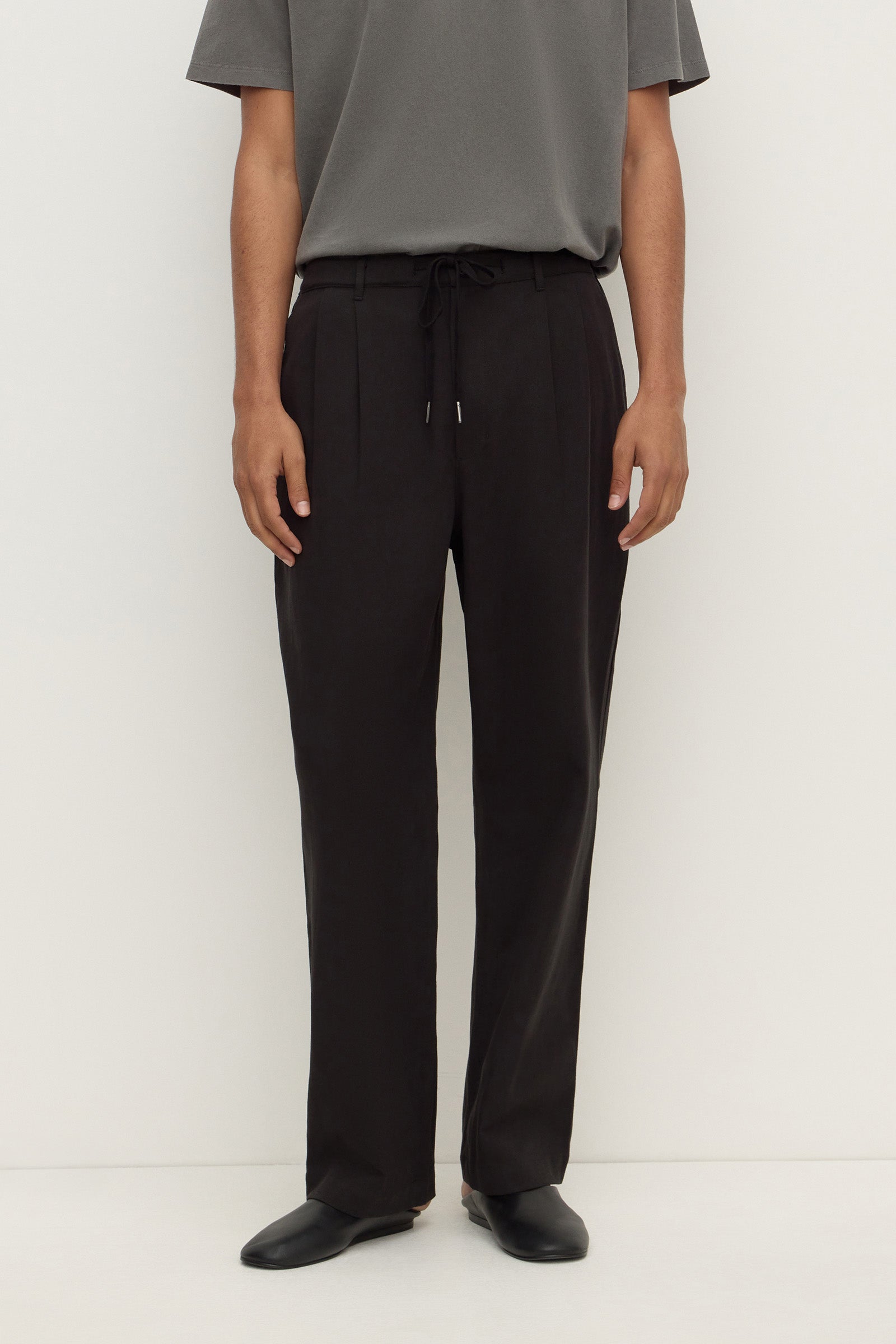 Tailored Cotton Blend Pant