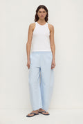 Cotton Voluminous Barrel Leg Pant