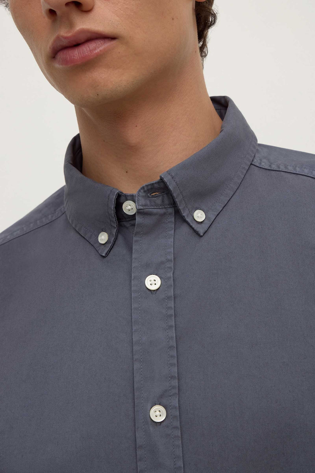 Cotton Twill Long Sleeve Shirt