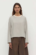 Stripe Wide Sleeve Tee