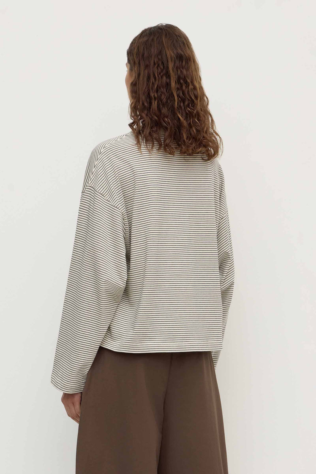 Stripe Wide Sleeve Tee