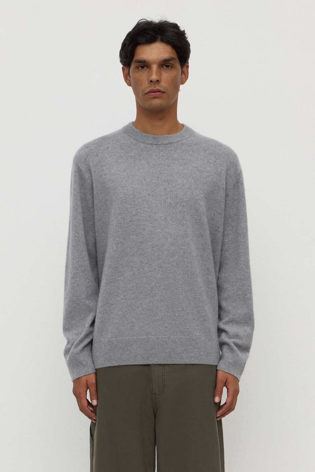 Crew Neck Cashmere Knit