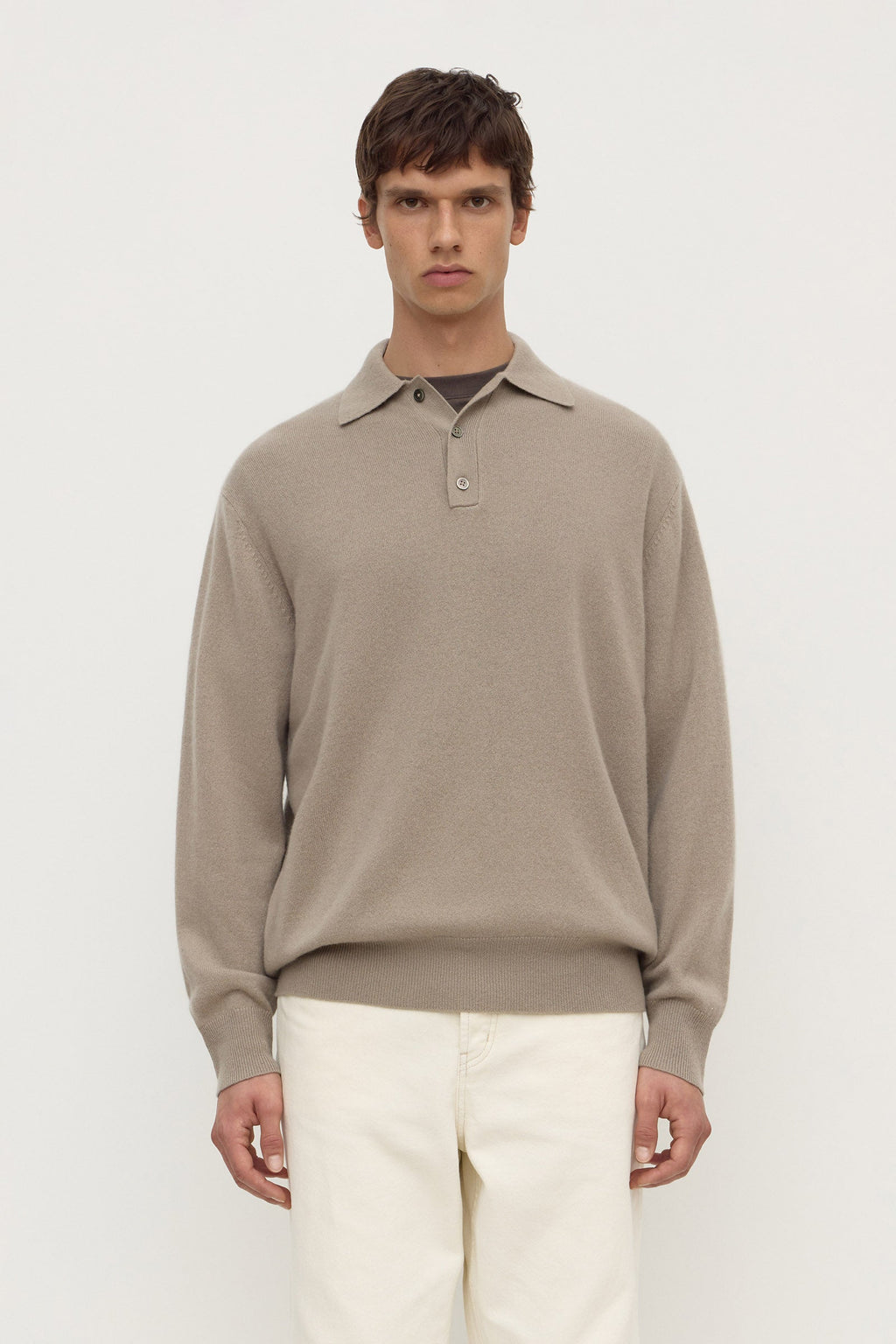 Cashmere Polo Knit