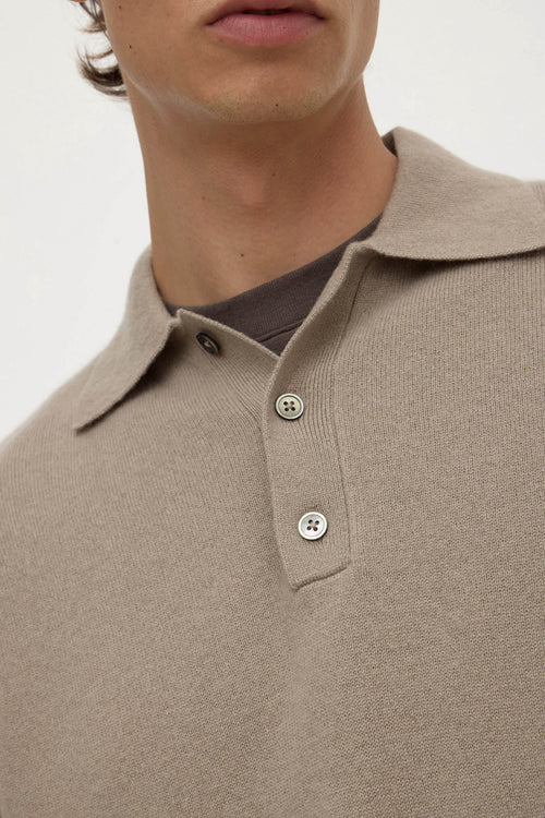 Cashmere Polo Knit