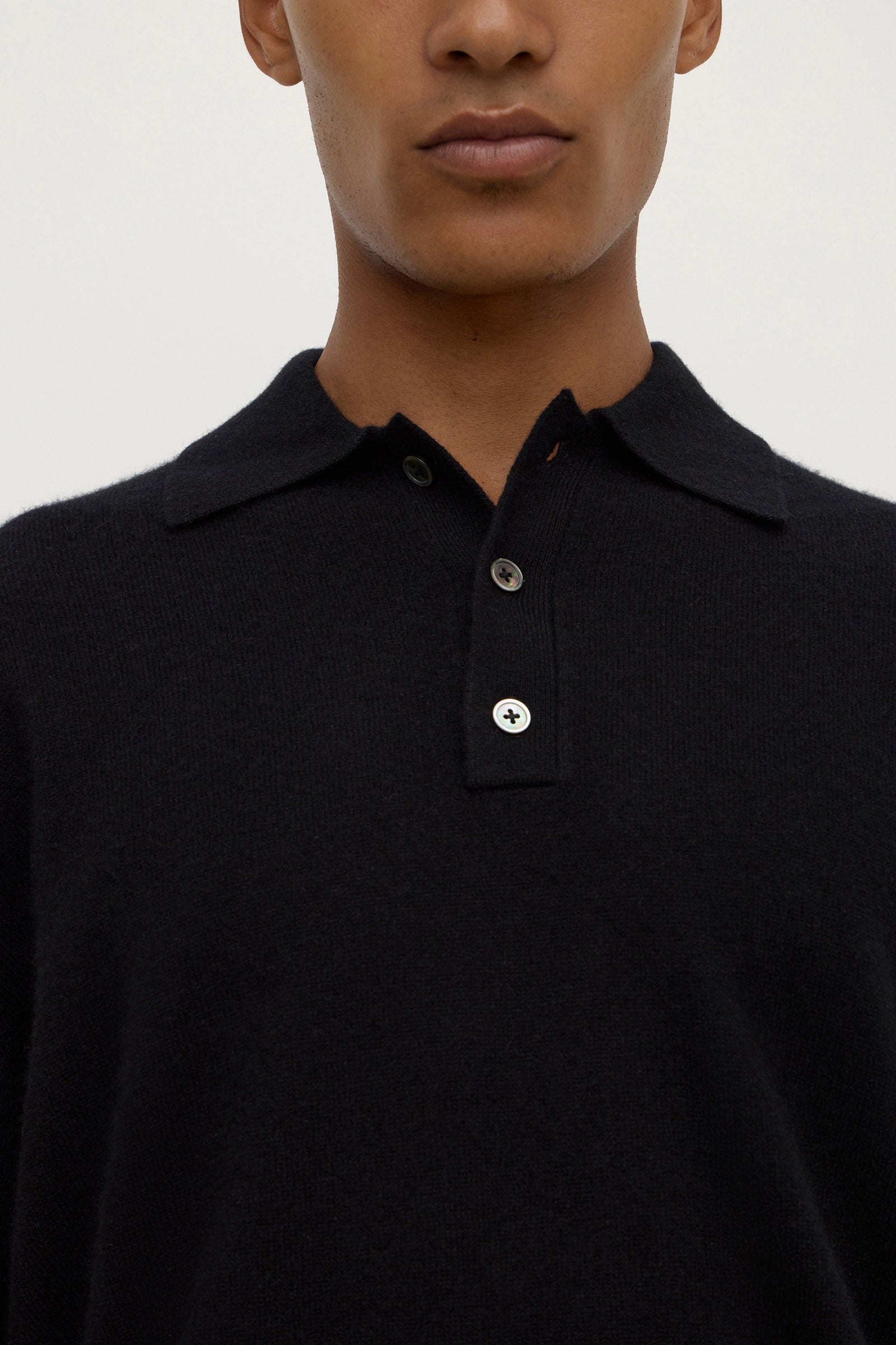 Cashmere Polo Knit