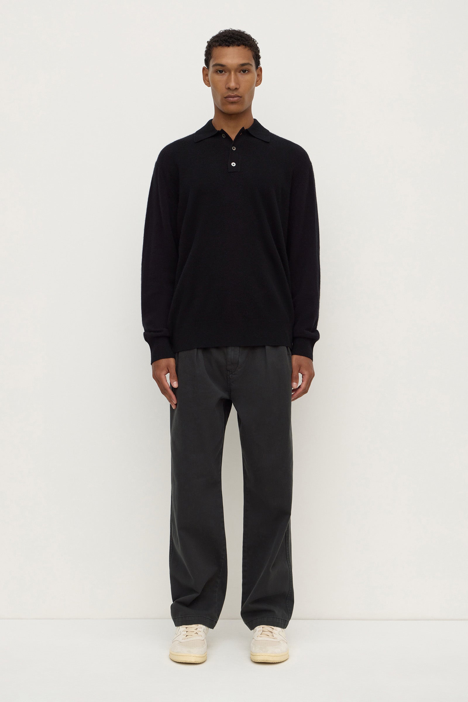 Cashmere Polo Knit