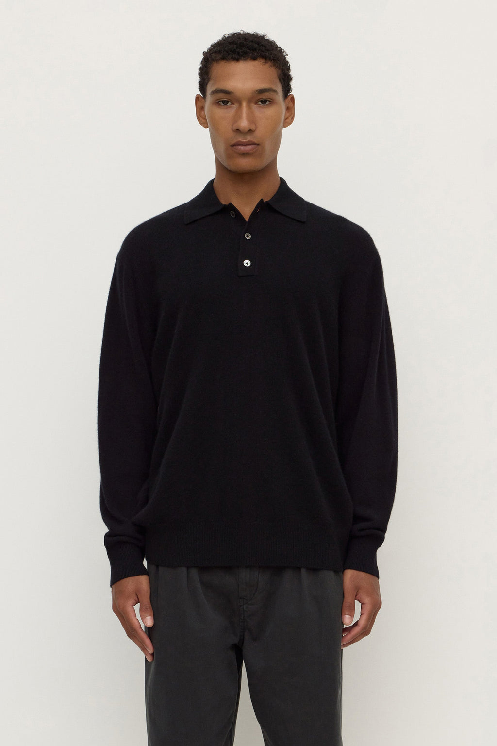 Cashmere Polo Knit