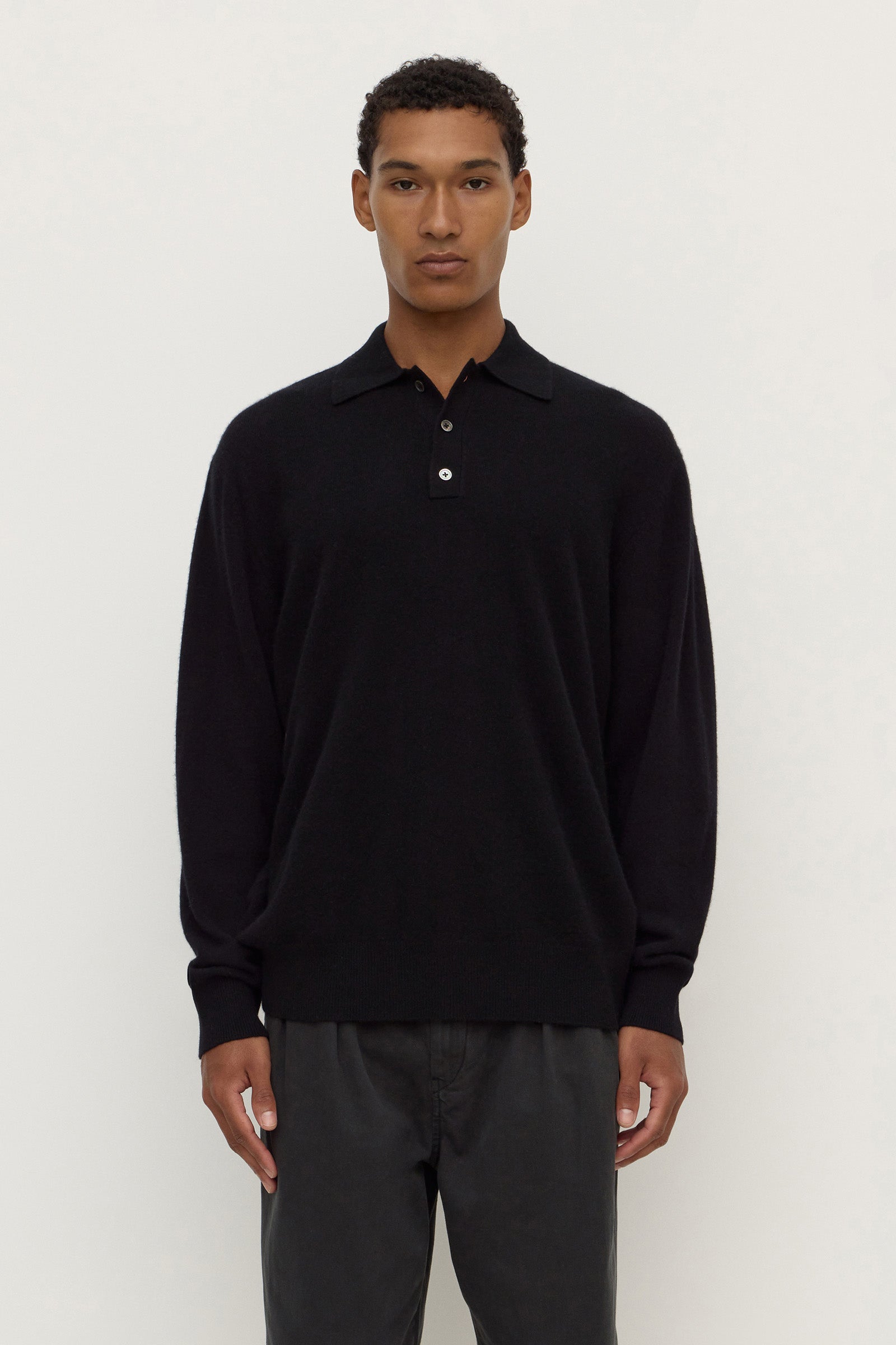 Cashmere Polo Knit