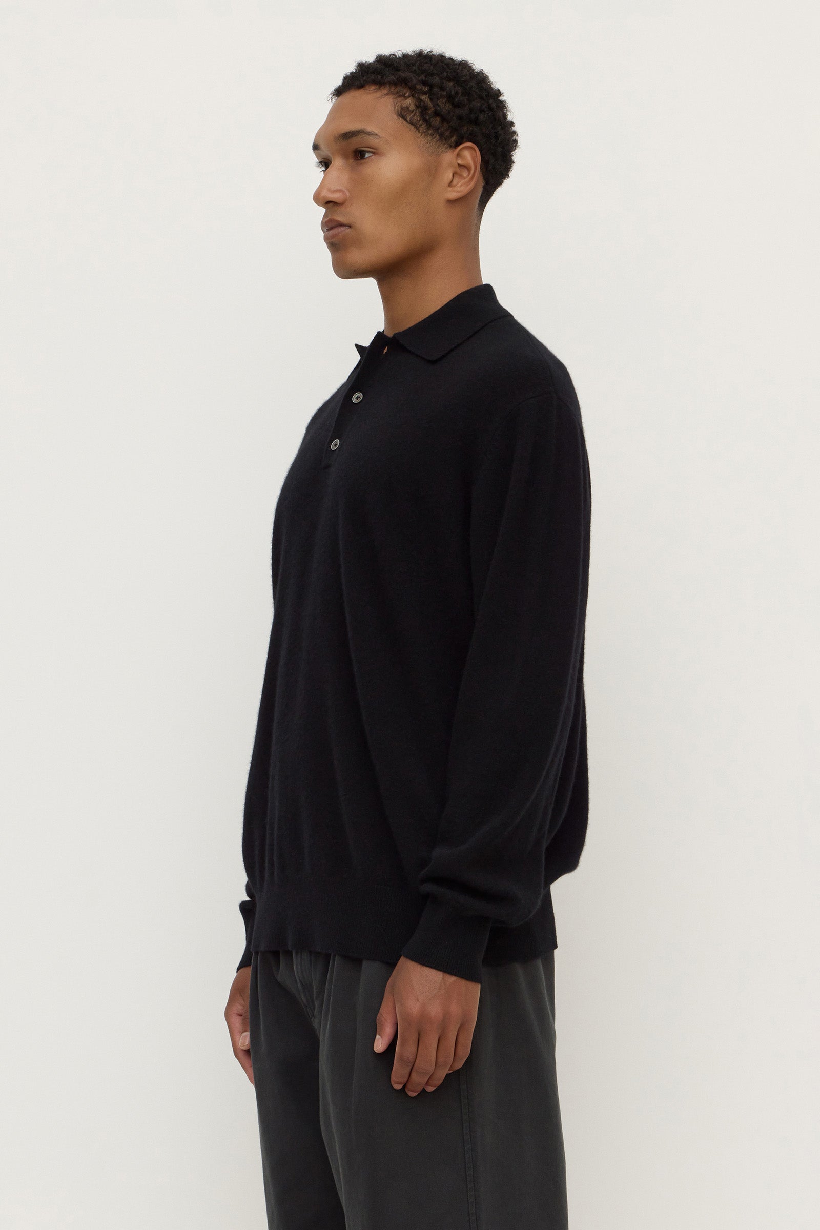 Cashmere Polo Knit