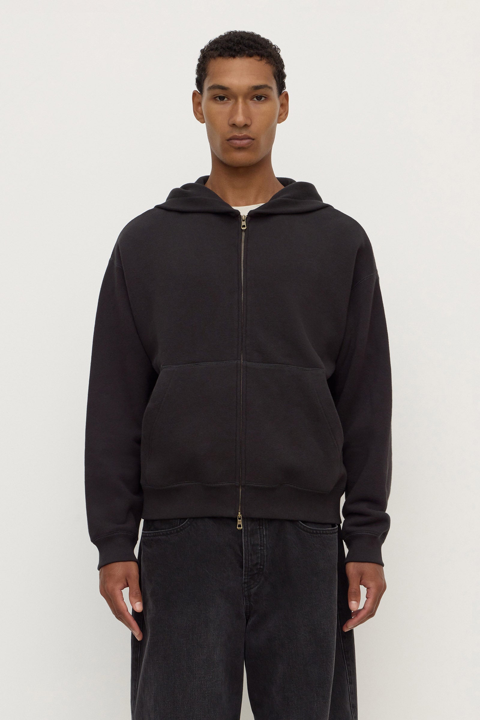 Fleece Zip Through Hoodie