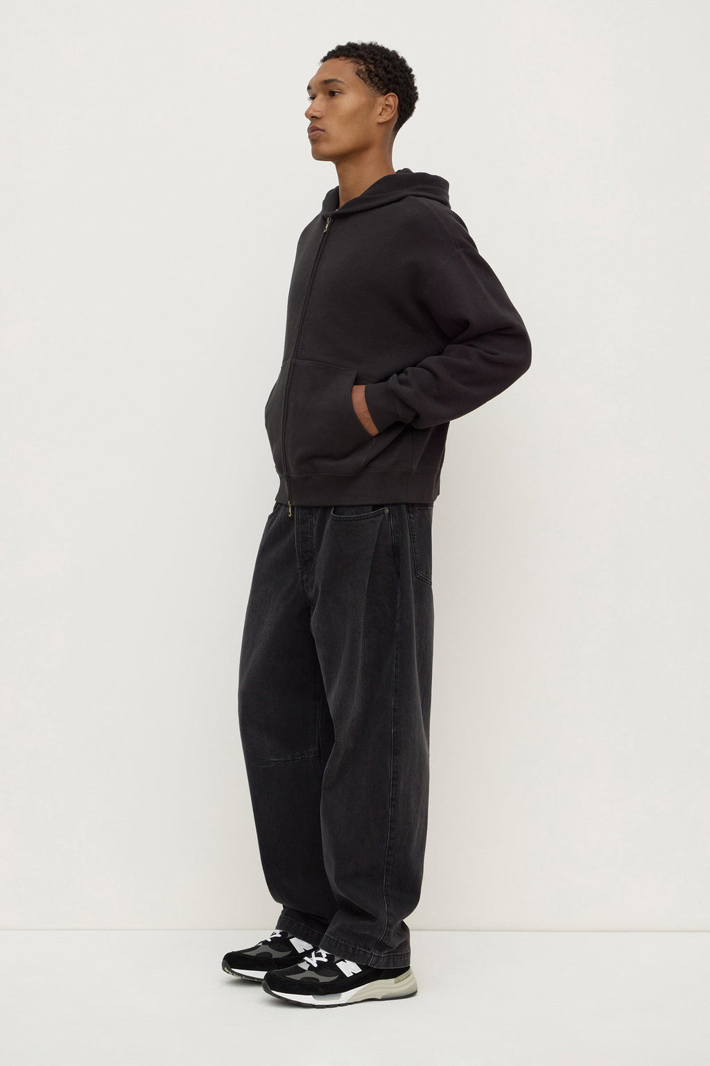 Fleece Zip Through Hoodie