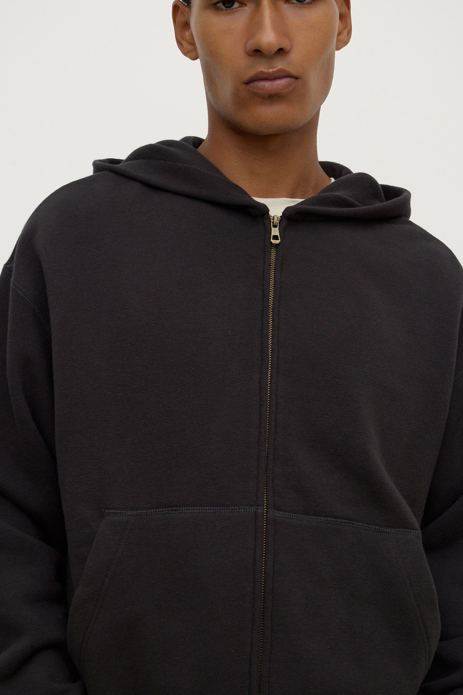 Fleece Zip Through Hoodie