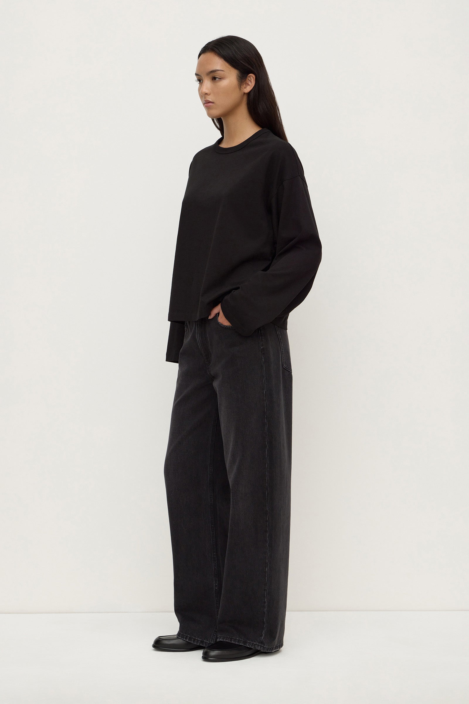 Wide Sleeve Cotton Tee