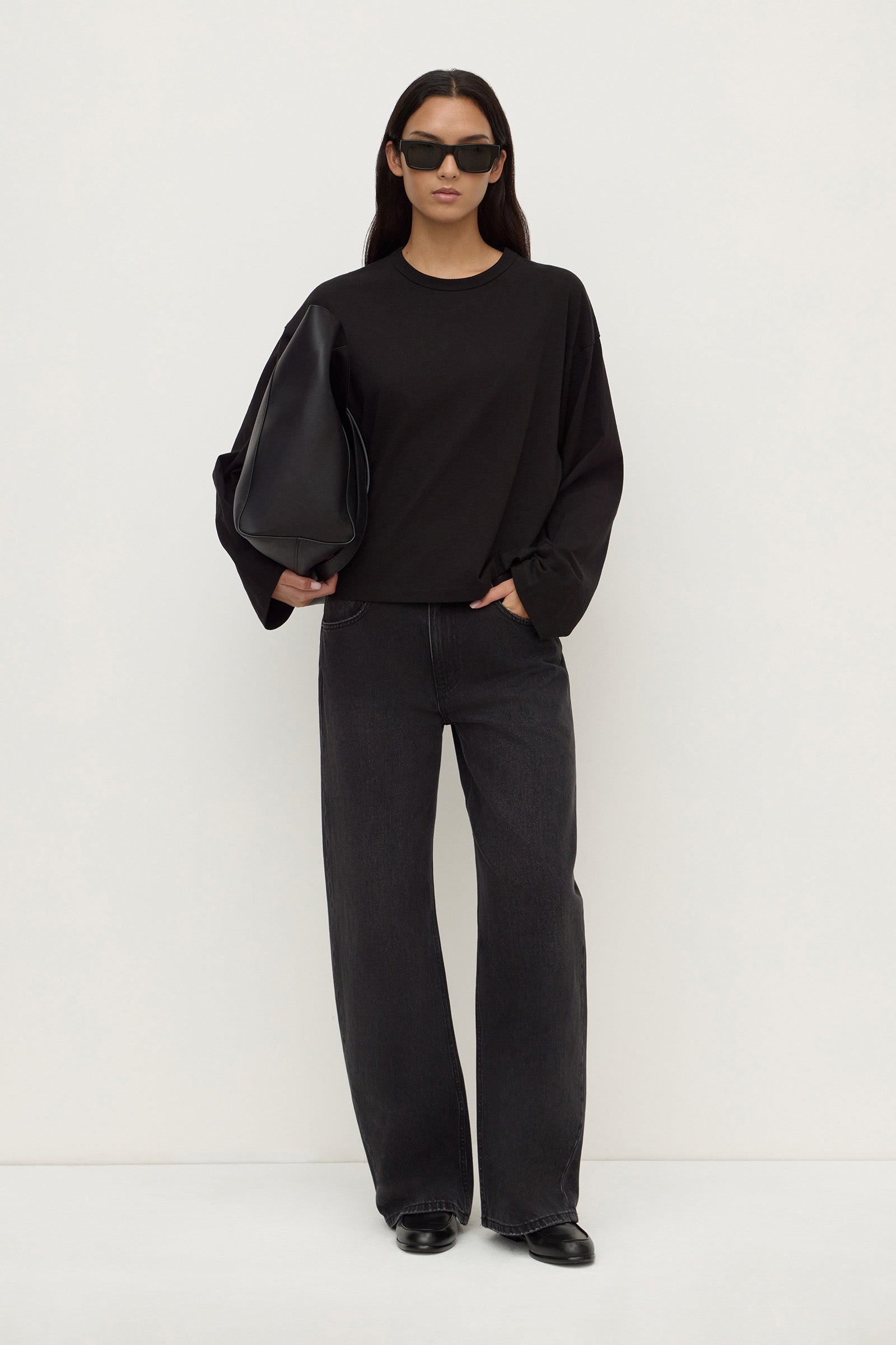 Wide Sleeve Cotton Tee