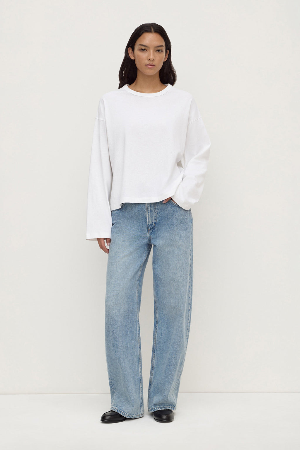 Wide Sleeve Cotton Tee